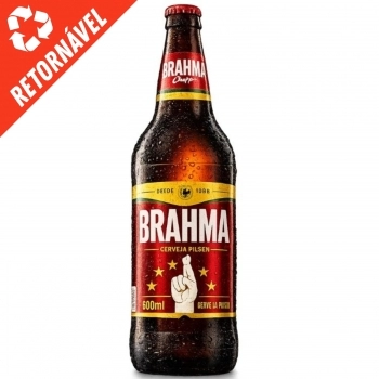 BRAHMA CHOPP 600ML RETORNÁVEL