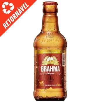 BRAHMA CHOPP 300 ML RETORNÁVEL