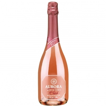 ESPUMANTE AURORA ROSE MOSCATEL 750ML.