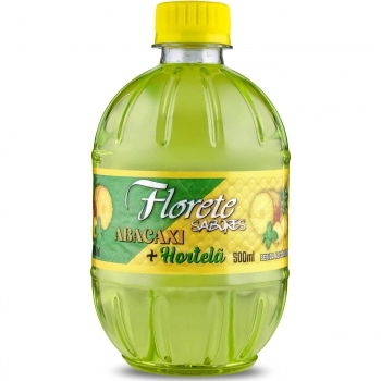 *COROTE FLORETE ABACAXI C/ HORTELA 500ML.