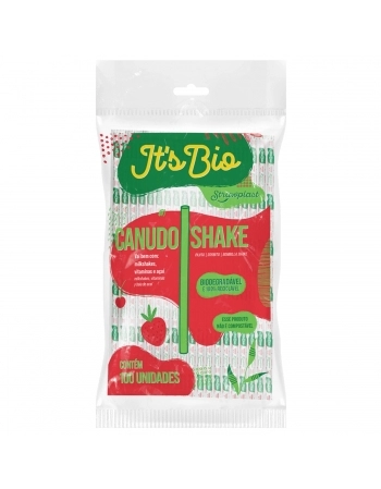 CANUDO SHAKE STRAWPLAST TR BIO 8X210MM C/100UN