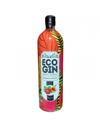 GIN ECO GIN MORANGO E PESSEGO 950 ML