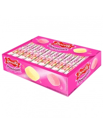 BALA DE GOMA TUBO YOGURT 30X30G DOCILE