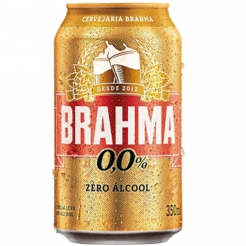 BRAHMA 0,00 % LATA 350ML