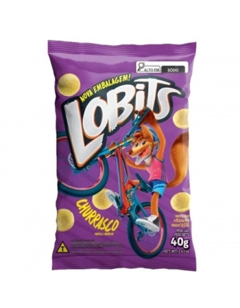 SALGADINHO LOBITS CHURRASCO PC/10X40G.