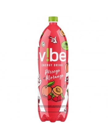 ENERGETICO VIBE PESSEGO+MORANGO 2L