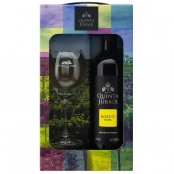 KIT QUINTA DO JUBAIR 1TACA 750 ML