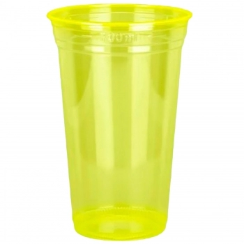 COPO 770 ML COPAZA PS NEON AMARELO 50 UNID
