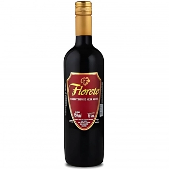 VINHO TINTO SUAVE FLORETE 750 ML