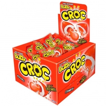 CHICLE BUZZY CROC MORANGO 172 GR