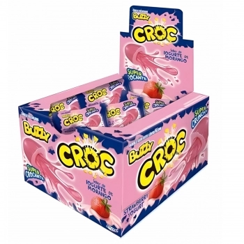 CHICLE BUZZY CROC IORGUTE MORANGO 172 GR