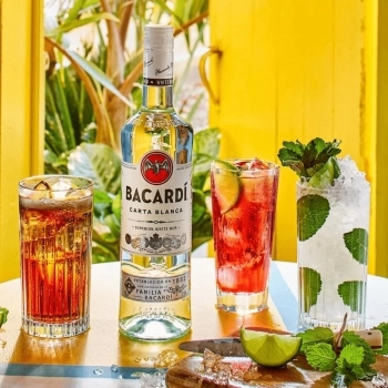 RUM BACARDI BRANCO 750 ML.