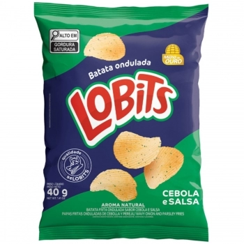 SALGADINHO LOBITS CEBOLA PC/10X40G.