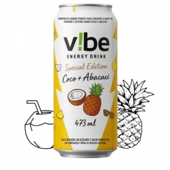 ENERGETICO VIBE ABACAXI E COCO 473 ML