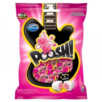 BALA DURA CHICLE POOSH TUTTI 500 GR