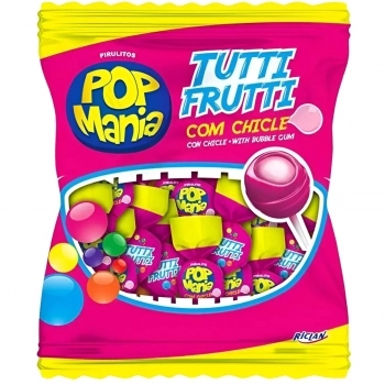 PIRULITO POP MANIA FRUTAS TROPICAIS 500 GR