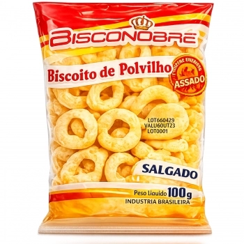SALGADINHO BISCOITO BISCONOBRE 60 G C/20UNID