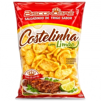 SALGADINHO SABOR COSTELINHA C/LIMAO 60 G C/20UNID